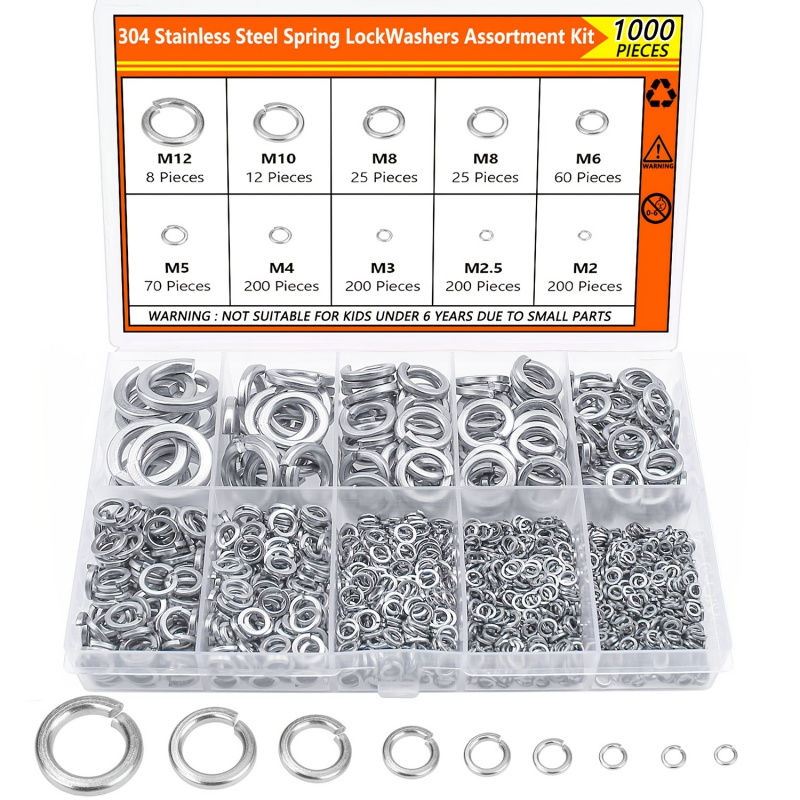 Nuts Mix - 1000 stuks M2 M2.5 M3 M4