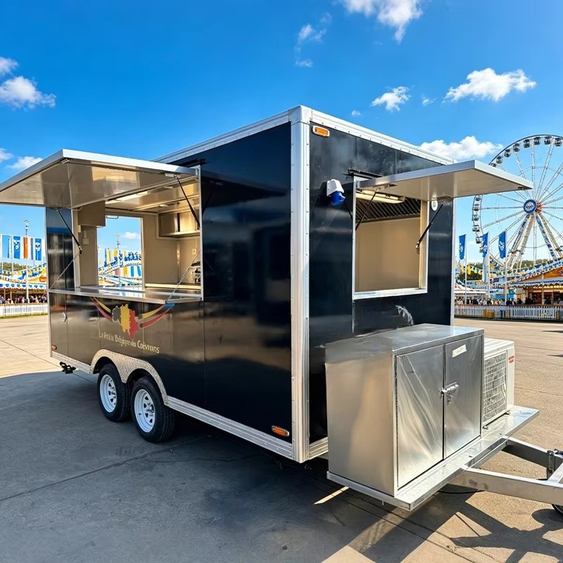 Food Snacks Catering - Volledig uitgeruste mobiele keuken voor foodtrucks,