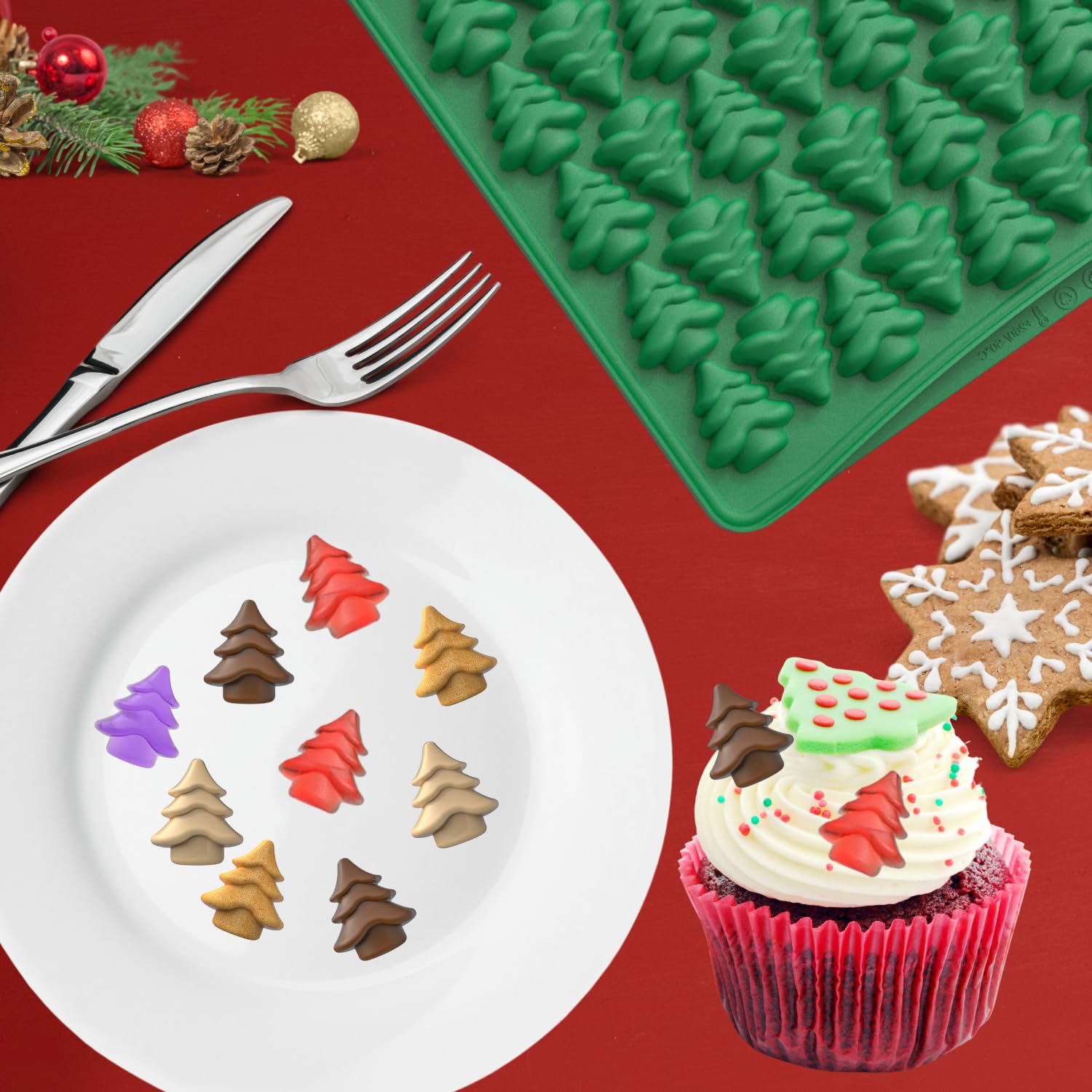 FAIS DU Mini-kerstboomvormen - - Gummy Candy recensie en prijs