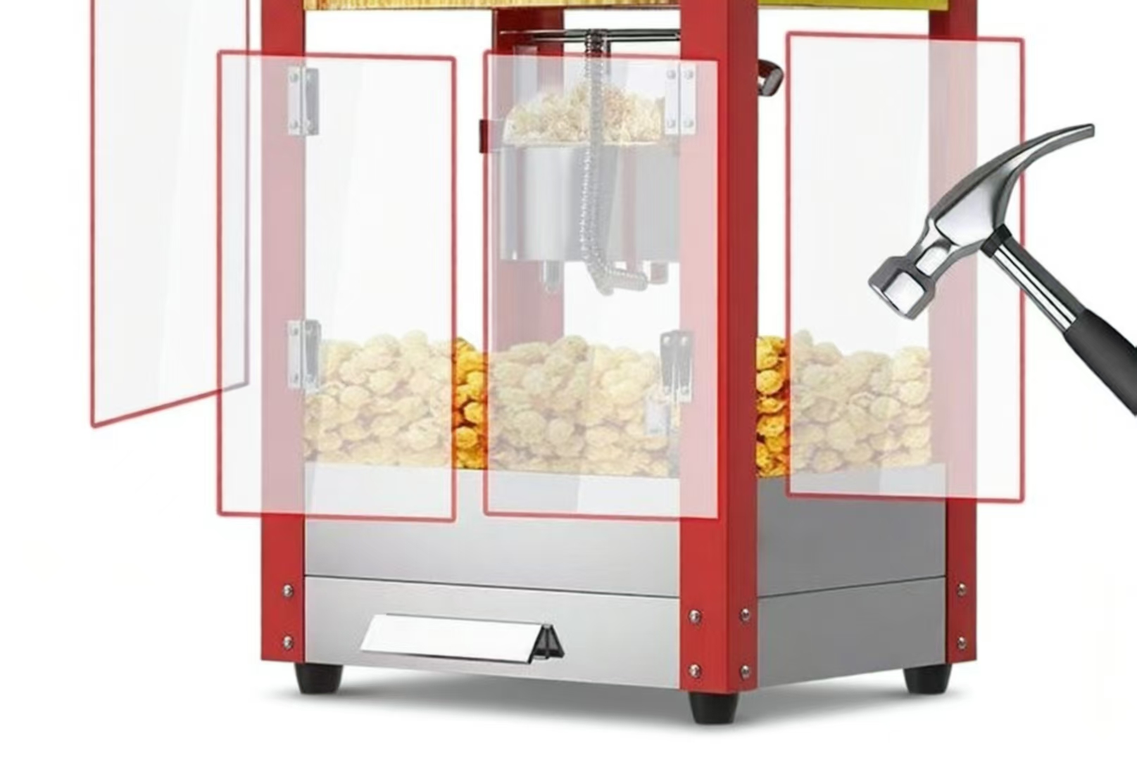 NWD Commerciële Automatische E - Popcorn recensie en prijs