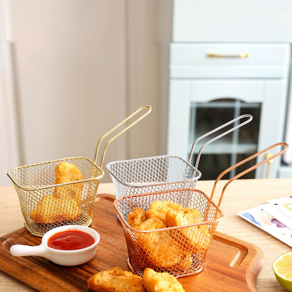 Decoratieve mini-vormige fritu - Food Snacks Catering recensie en prijs