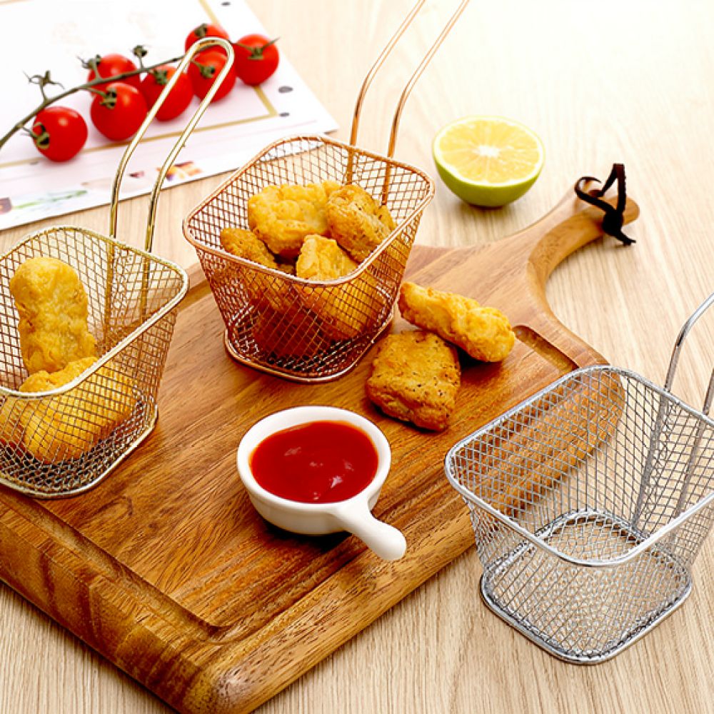 Decoratieve mini-vormige fritu - Food Snacks Catering recensie en prijs