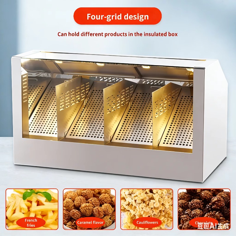Commerciële popcornwarmer met  - Popcorn recensie en prijs