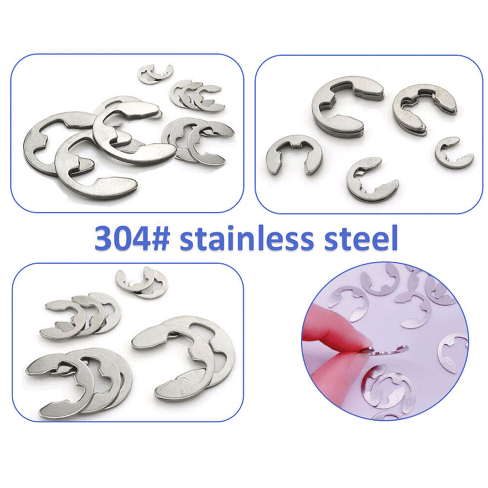 120 Stuks E-Clips C Clips Rvs  - Nuts Mix recensie en prijs
